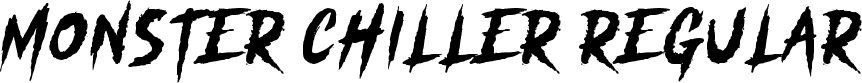 Monster Chiller Regular font - MonsterChiller-WywOE.ttf