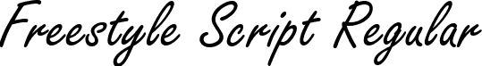 Freestyle Script Regular font - FREESCPT.TTF