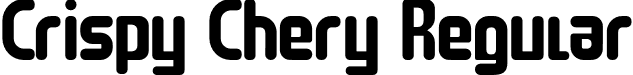 Crispy Chery Regular font - Crispy Chery.otf