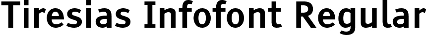 Tiresias Infofont Regular font - Tiresias_Infofont.ttf