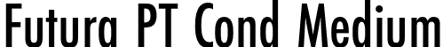 Futura PT Cond Medium font - FuturaPTCondMedium.otf