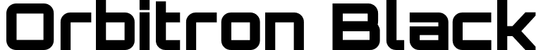 Orbitron Black font - orbitron-black.otf