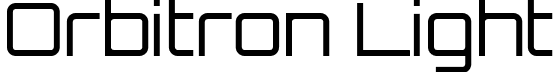 Orbitron Light font - orbitron-light.otf