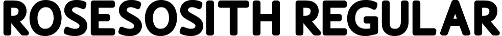 Rosesosith Regular font - Rosesosith.otf