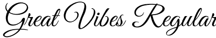 Great Vibes Regular font - GreatVibes-Regular.otf