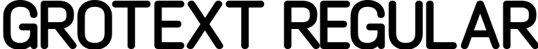 Grotext Regular font - Grotext.ttf