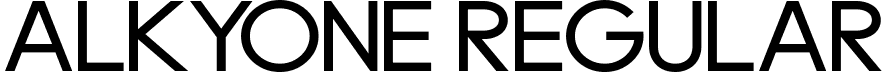 Alkyone Regular font - Alkyone.otf