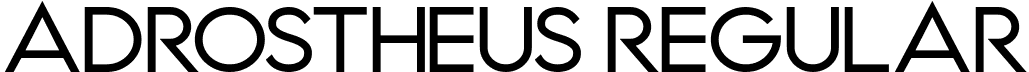 Adrostheus Regular font - Adrostheus.otf