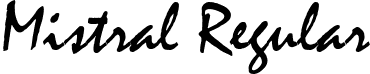 Mistral Regular font - design.graffiti.mistral.ttf