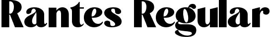 Rantes Regular font - Rantes.ttf