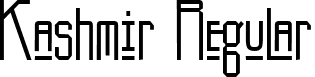 Kashmir Regular font - Kashmir.ttf