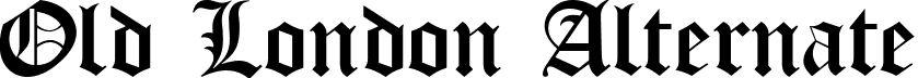 Old London Alternate font - OldLondonAlternate.ttf