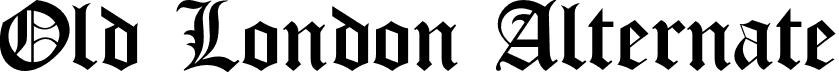 Old London Alternate font - Olondona.otf