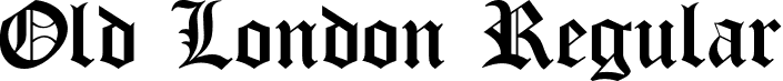 Old London Regular font - Olondon_.otf