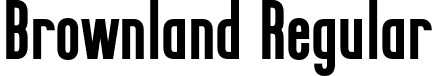 Brownland Regular font - Brownland-Regular.otf