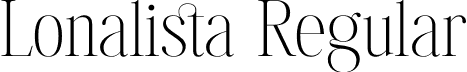 Lonalista Regular font - lonalista.otf