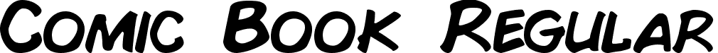 Comic Book Regular font - Comic Book.otf