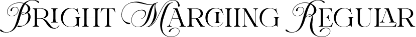 Bright Marching Regular font - BrightMarching-Regular.otf