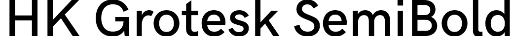 HK Grotesk SemiBold font - HKGrotesk-SemiBold.otf