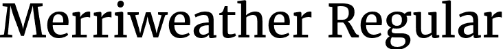 Merriweather Regular font - Merriweather-Regular.ttf