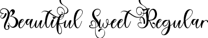 Beautiful Sweet Regular font - Beautiful Sweet Regular TTF Demo.ttf