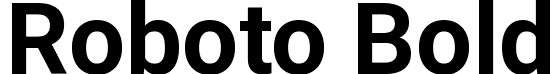 Roboto Bold font - Roboto-Bold.ttf