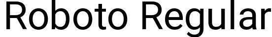 Roboto Regular font - Roboto-Regular.ttf