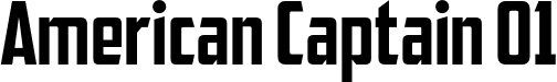 American Captain 01 font - AmericanCaptain01.otf