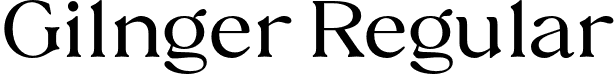 Gilnger Regular font - Gilnger-Regular.otf