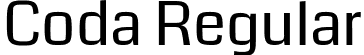 Coda Regular font - Coda-Regular.ttf