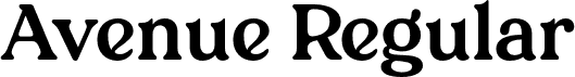 Avenue Regular font - Avenue-Regular.otf