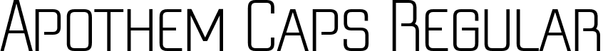 Apothem Caps Regular font - ApothemCaps-Regular.ttf