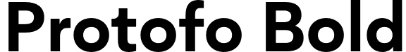 Protofo Bold font - protofo-bold.otf