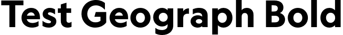 Test Geograph Bold font - TestGeograph-Bold.otf