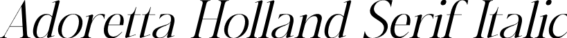 Adoretta Holland Serif Italic font - Adoretta-Holland-Serif-Italic.otf