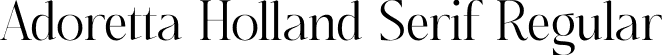 Adoretta Holland Serif Regular font - Adoretta-Holland-Serif.otf