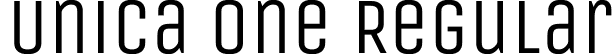 Unica One Regular font - UnicaOne-Regular.ttf