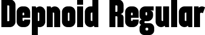 Depnoid Regular font - depnoid.otf