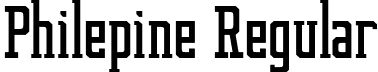 Philepine Regular font - philepine.otf