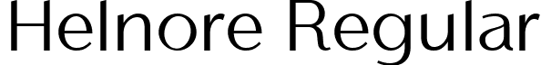 Helnore Regular font - helnore-regular.ttf