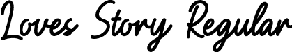 Loves Story Regular font - LovesStory.ttf