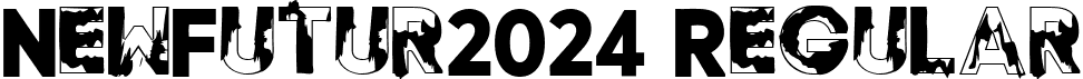 NewFutur2024 Regular font - NewFutur2024.ttf