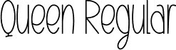 Queen Regular font - Queen.otf