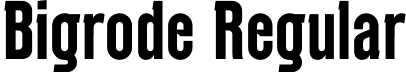 Bigrode Regular font - Bigrode.otf