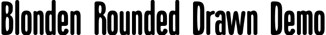 Blonden Rounded Drawn Demo font - BlondenRoundedDrawn-Regular_demo.otf