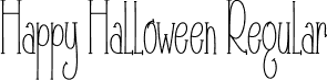 Happy Halloween Regular font - Happy-Halloween.otf