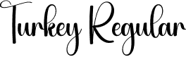 Turkey Regular font - Turkey.otf