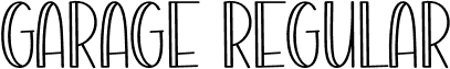 Garage Regular font - Garage.otf