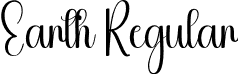 Earth Regular font - Earth.otf