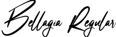 Bellagia Regular font - BellagiaRegular.ttf